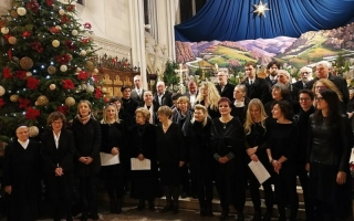 ODRŽAN KONCERT ZBORA COLLEGIUM PRO MUSICA SACRA U ČAST FRA BONAVENTURI DUDI