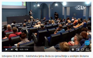 Katehetska ljetna škola 2019. – za vjeroučitelje u srednjim školama