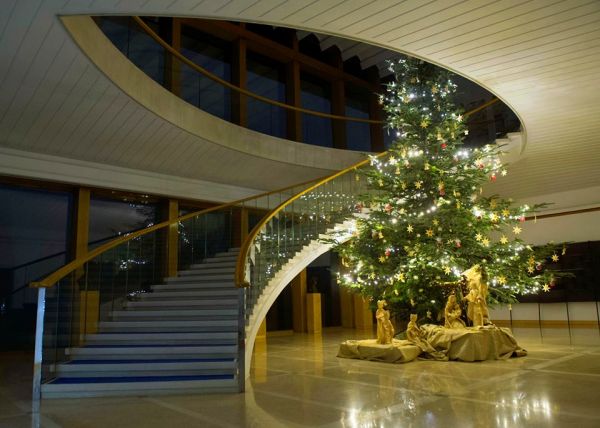 S. Samuelina Christmas barn at Pantovčak